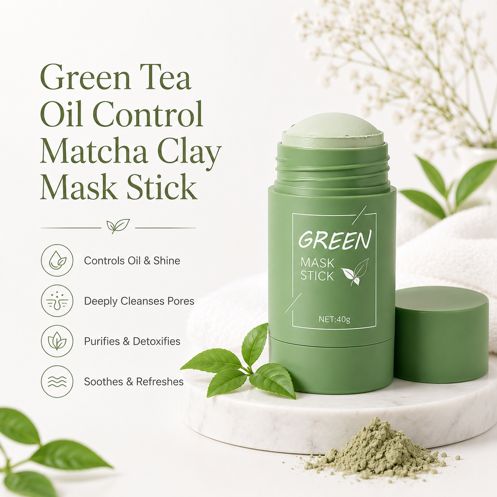 Green Tea Clay Stick For Pore Cleansing
