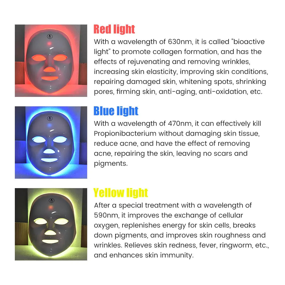 Red-Light Therapy Beauty Mask